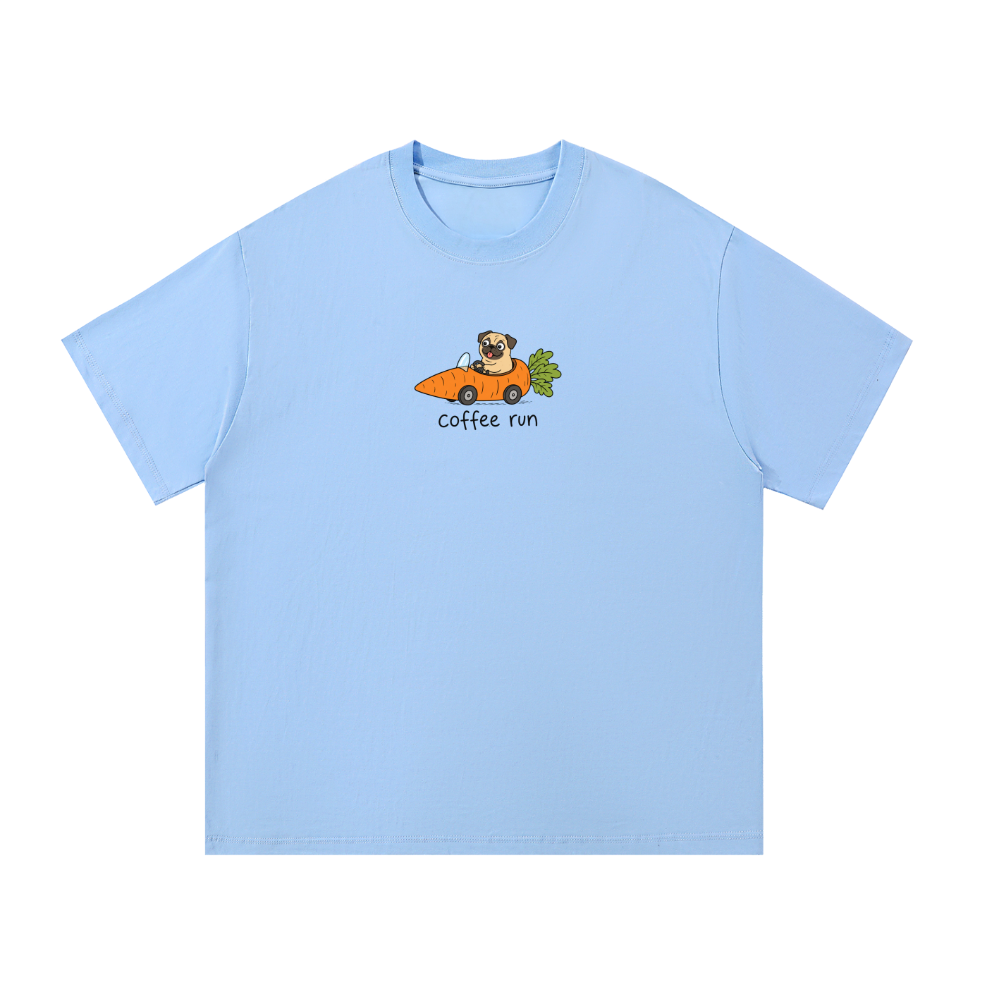 Pug Coffee Run Tee